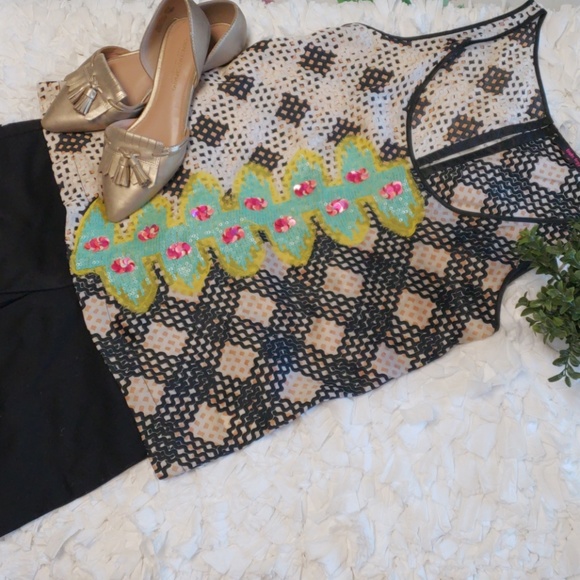 Anthropologie Tops - Anthro fish fry tank size small